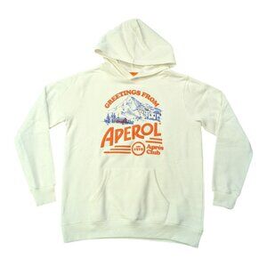 Aperol Puff Après Club Hoodie Italian Aperitif Liqueur Spritz White Ski Hoodie S